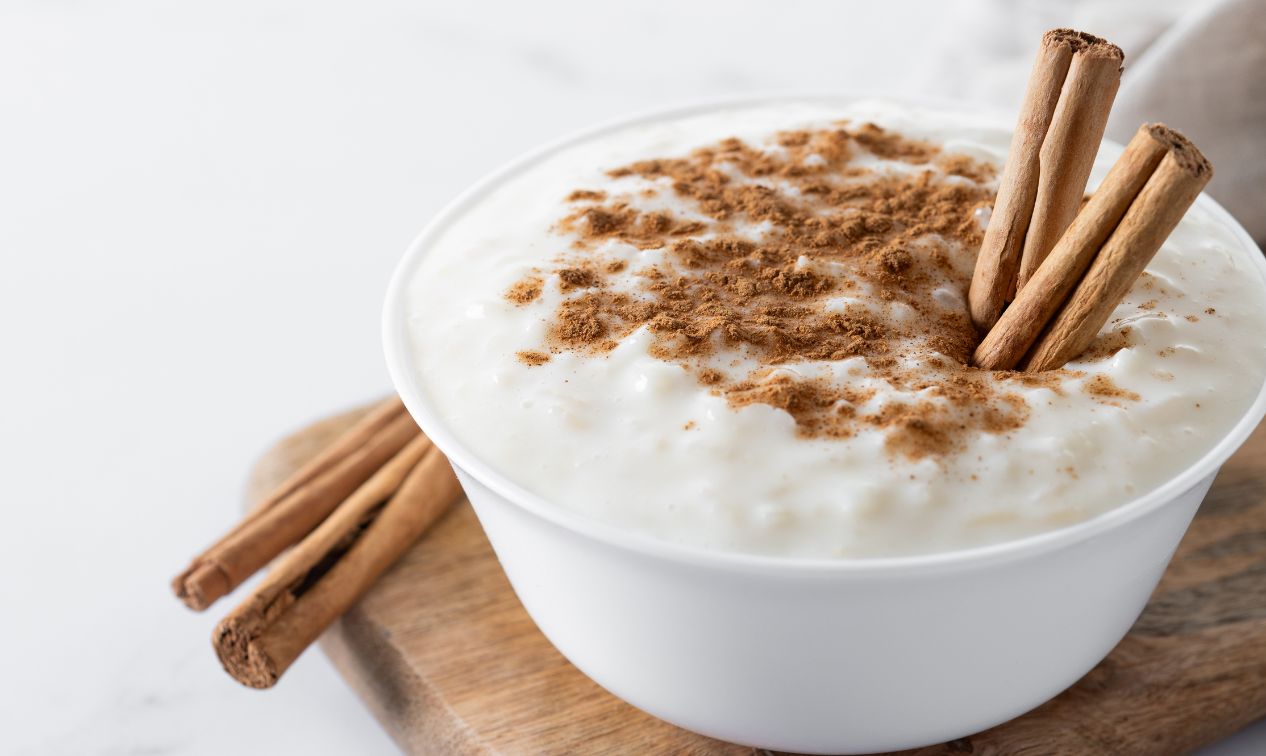 Dulces tradicionales de Cuba. Arroz con leche.